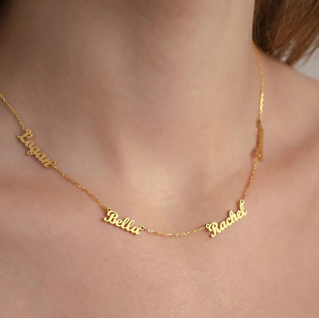 Personalized Multiple Name Necklace