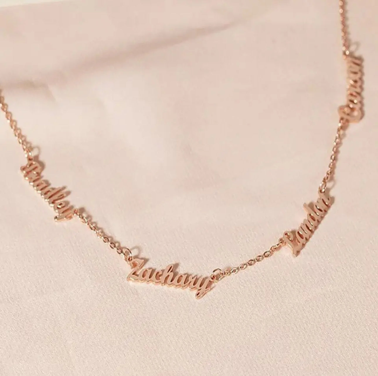 Personalized Multiple Name Necklace