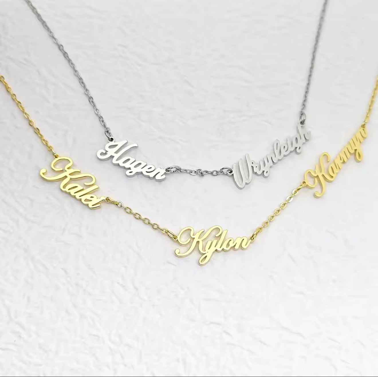 Personalize Multiple Name Necklace
