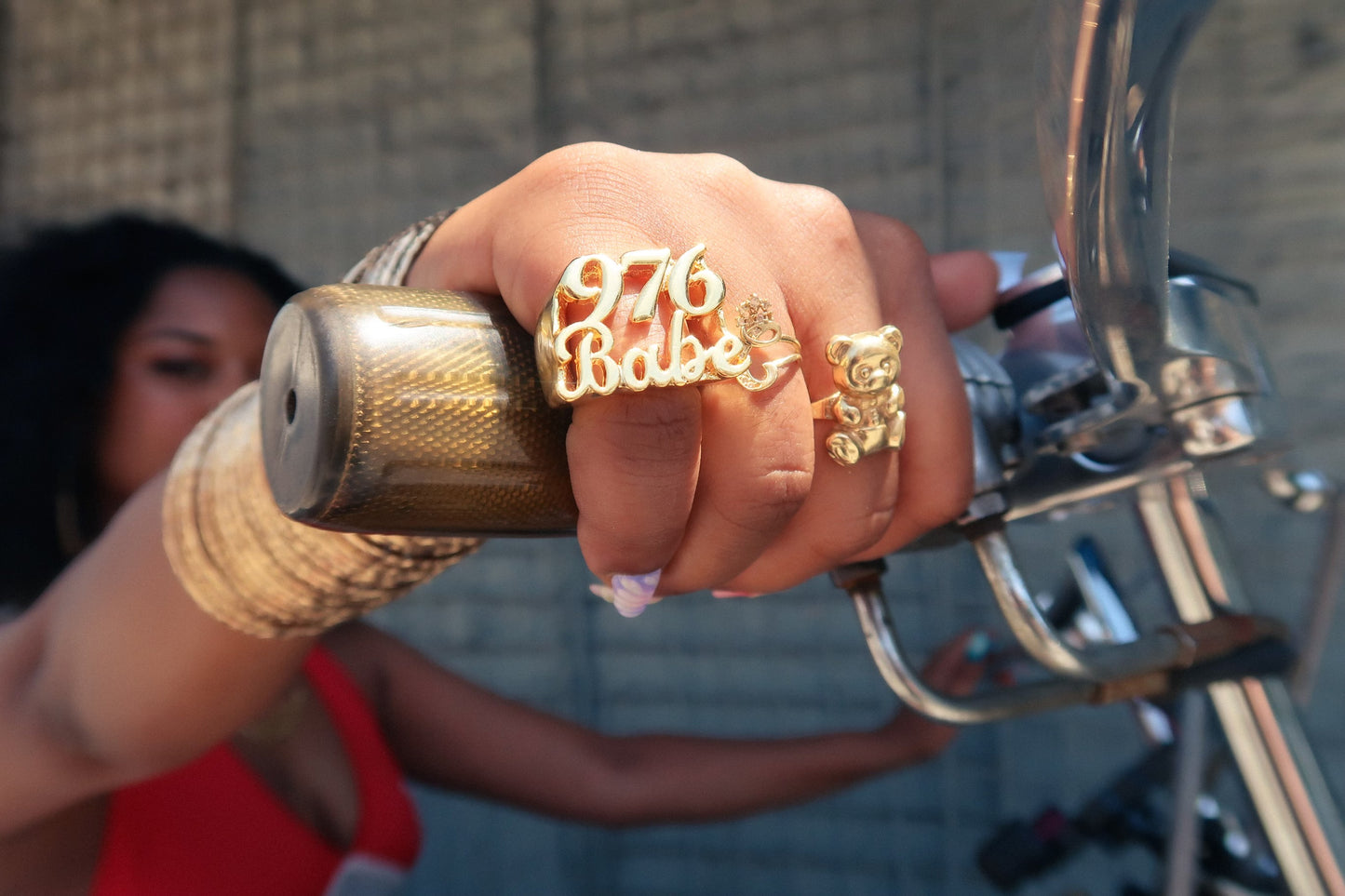 Personalize Chunky Name Ring