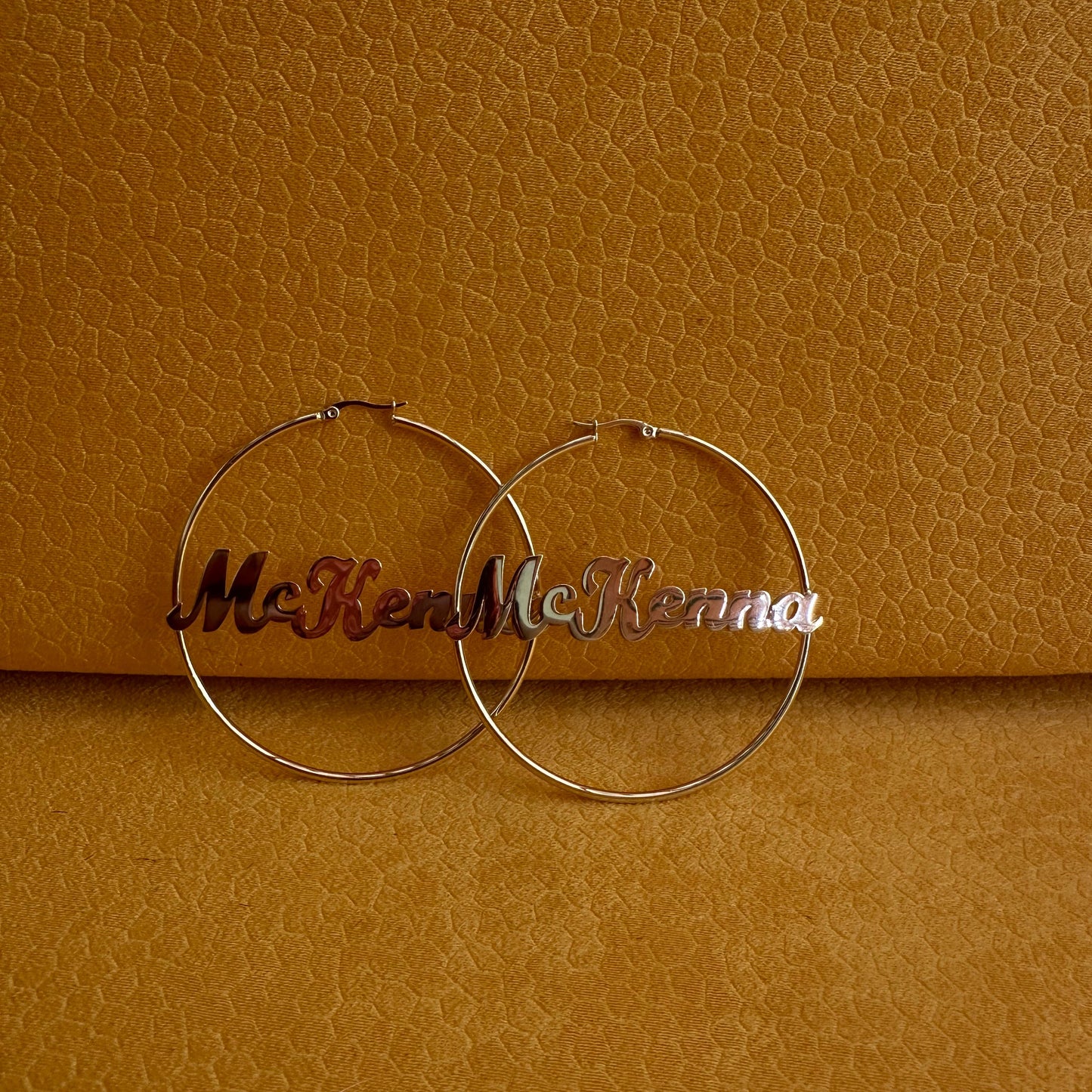 Personalize Classic hoop earrings