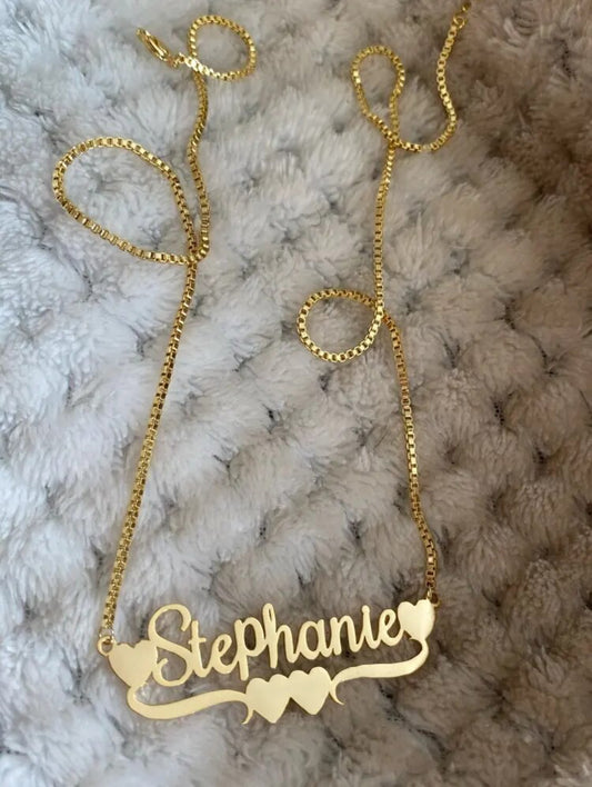 Personalize Heart Name Necklace