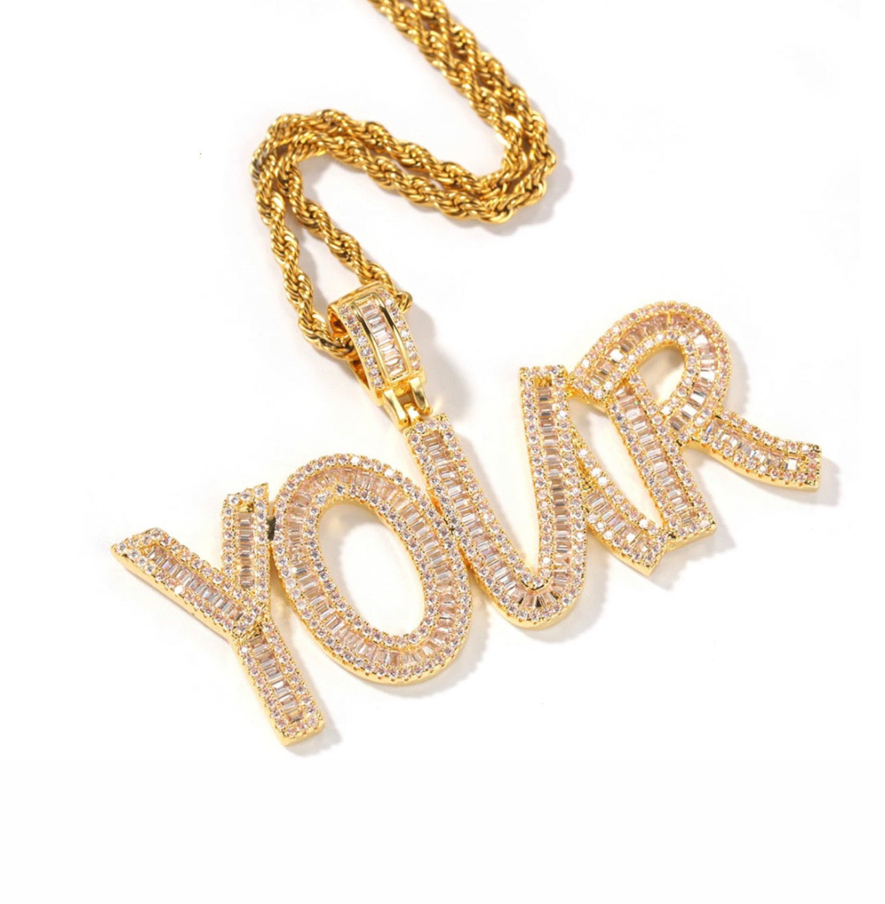 Personalize Rope Chain Necklace